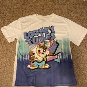 Looney Tunes Taz t shirt size M white and colorful